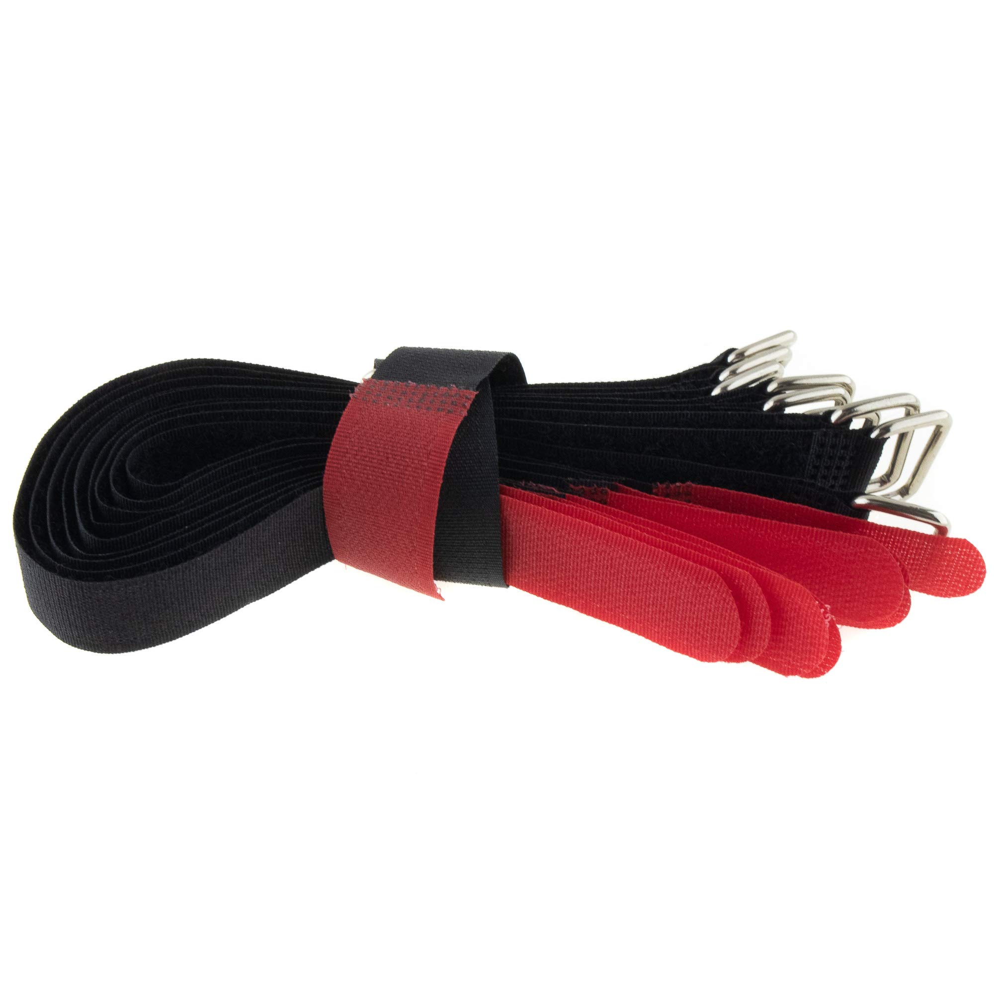 10x Cable Ties 300x20 Black/Red