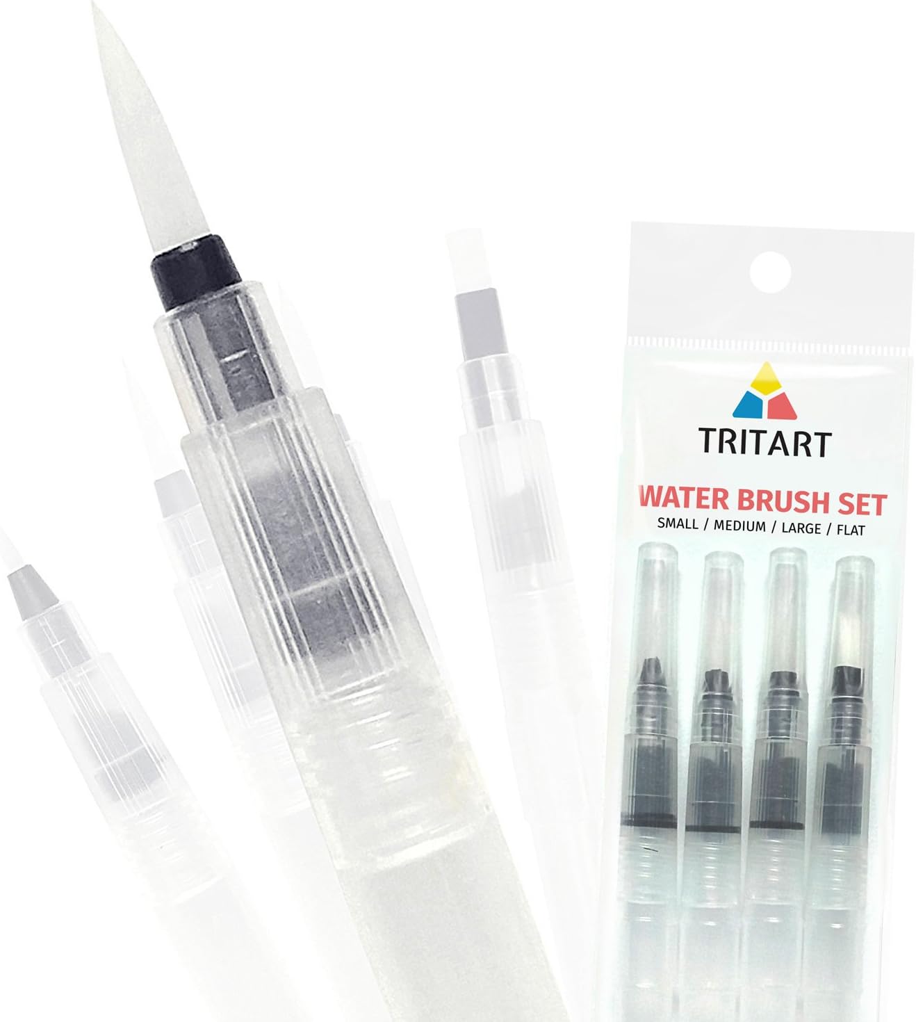 Water Brush Pen Big / Choice: Fine Medium Big / Pointed and Flat Aqua Brush