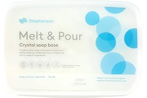HAO BOSCH Melt and Pour Soap Base Shea Butter 1kg-5kg SLS FREE (1kg) by Stephenson's Soap