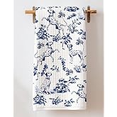 Ezen66Gifts Dalmatian French Toile De Jouy Kitchen Towel - Inspired by Toile De Jouy Kitchen Decoration - Dish Towel Gift for Women - Dalmatian Dog Lovers On Mothers Day Or Holiday