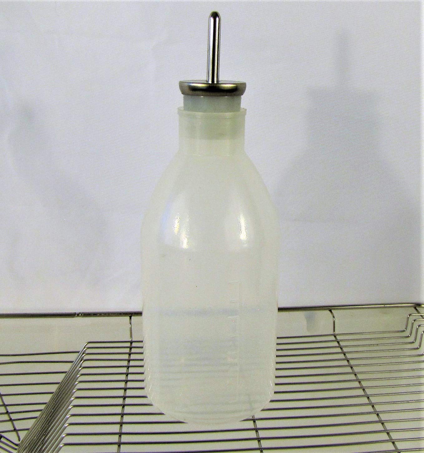 Lab Mouse Rat Rodent Cage & Water Drinking Bottle (Large Cage 17"x12"x8