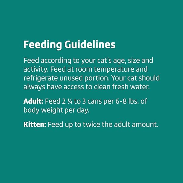 AMAZON BRAND – WONDER BOUND WET CAT FOOD, GRAVY, NO ADDED GRAIN, 3 OZ CANS, PACK OF 24 (SEAFOOD)