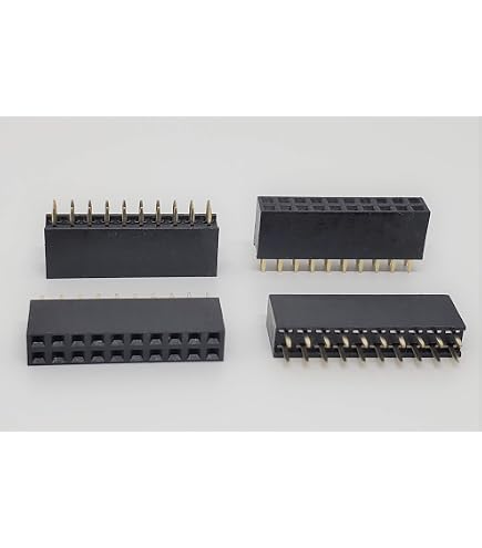 Amazon.com: uxcell 20Pcs 2.54mm Pitch 2x7-Pin Double Row Straight