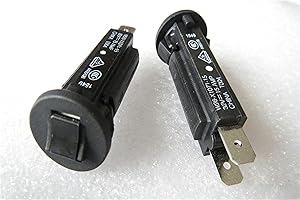 TE Connectivity W28-X1071-15AMP Thermal Circuit Breaker with Leakage Protection, 15A Earth Leakage Circuit Protector, DVE & 3