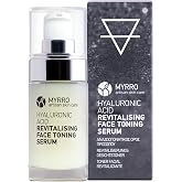 MYRRO Triple Hyaluronic Acid Face Serum, Hydrating Non-Greasy Daily Facial Serum for Firming, Radiance &amp; Smoother-Looking Skin, Made in crete, 30ml