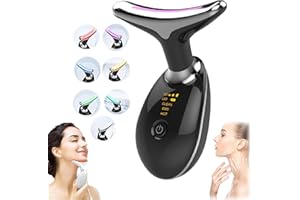 XGBYR Beauty Facial Massager,Microcurrent Facial Massager, Beauty Microcurrent Facial Device,Facial Massager Electric,for Lift Tighten and Eliminate Wrinkles (Black)