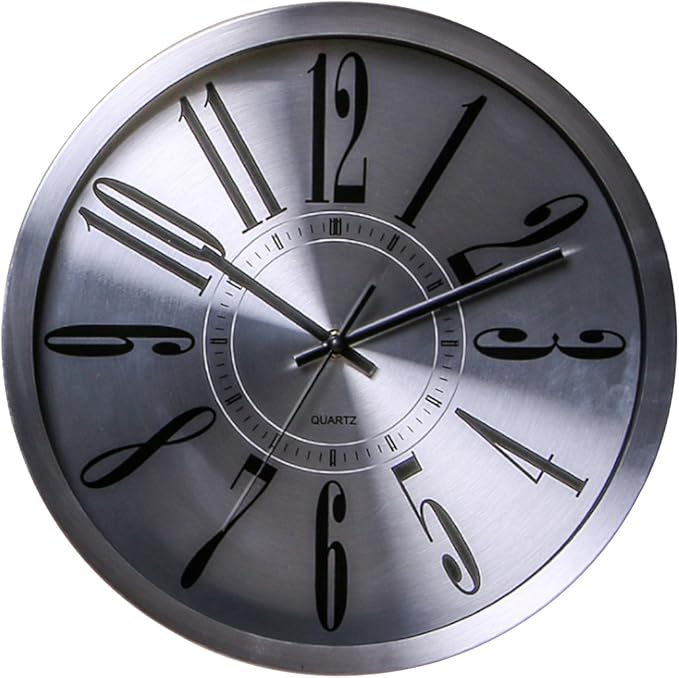 Amazon.de Modern Wanduhr, CTTribe Nichttickende Stille