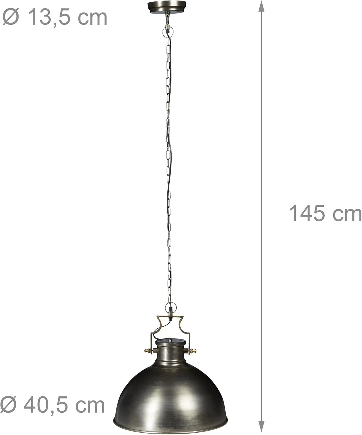 Relaxdays Industrial Matt Large Hanging - Image 5