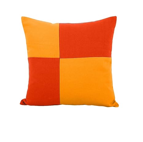Delhiwal Craft Decorative 100 Cotton Square Solid For Couch Sofa