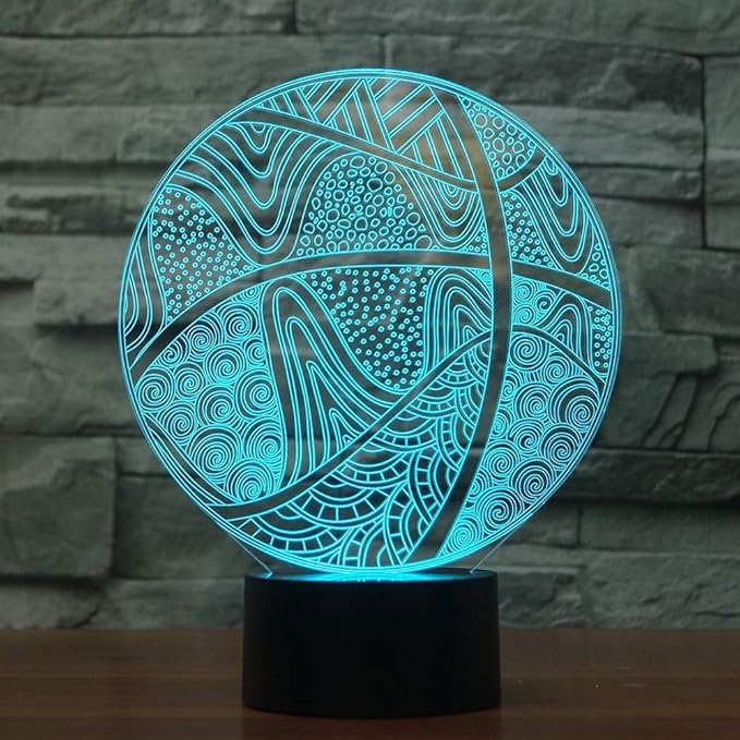 Lampara Aladino HPBN8 Ltd Ilusión Optica 3D Islam Luz Nocturna 3D Lámpara 7/16 Colores Cambiantes Control Remoto USB Alimentado Juguetes Decoración Navidad Cumpleaños Regalo Lampara Ilusion 3d