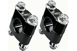 PPR PIT PRO RACING 7/8" 22mm Handlebar Risers, Mini Bike Motorcycle Handlebar Mount Clamp Compatible with MBX10 MBX11 TaoTao DB100 Coleman BT200X RB100 Moto 80 105 Pit Dirt Bike Parts