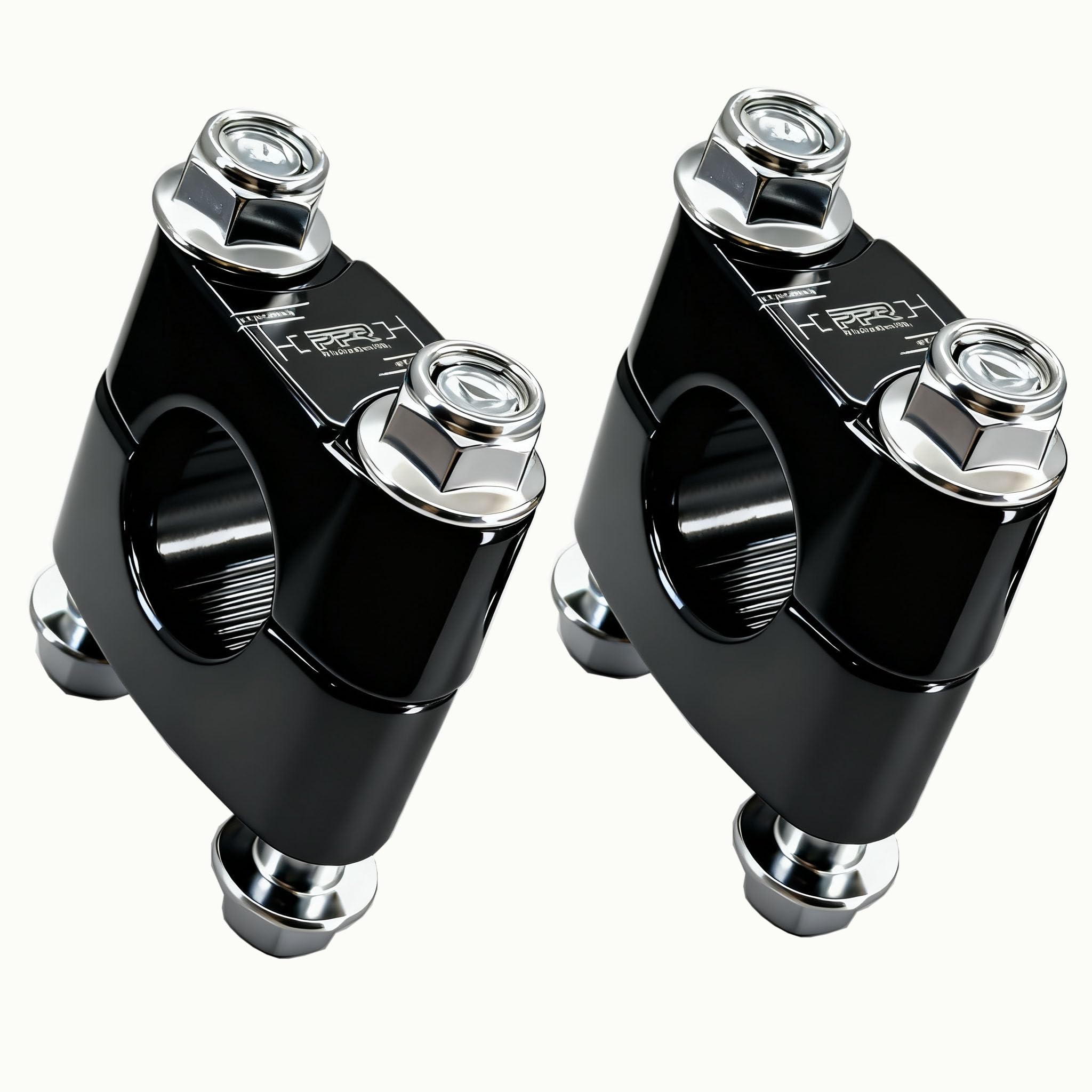 Photo 1 of 7/8" 22mm Handlebar Risers, Mini Bike Motorcycle Handlebar Mount Clamp Compatible with MBX10 MBX11 TaoTao DB100 Coleman BT200X RB100 Moto 80 105 Pit Dirt Bike Parts