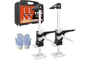 NAVONA Labor Saving Arm Lift 2 Pack, 15.5 Inch Multi-Function Height Adjustment Lifting Device, 440LBS Furniture Lifter for Installing Cabinets, Windows, Doors, Furniture