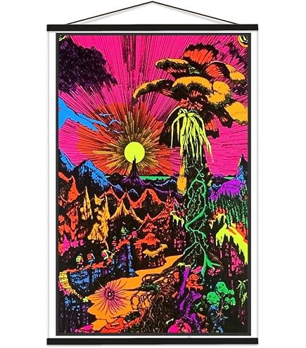 Amazon.com: Scorpio Posters Flaming Lovers - Classic Blacklight