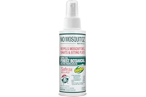 No Natz No Mosquitoz Botanical Bug Repellent, Effective for Gnat, Mosquito, and Biting Flies, Hand-Crafted and DEET-Free, Non-Greasy Formula, Made in The USA, 4 Ounce Spray Bottle