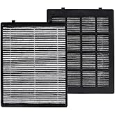 PUREBURG Replacement Filter Compatible with LUFTRUM C401 Car Air Purifier,2-Pack H13 True HEPA 3-Stage Filtration Activated Carbon 2-in-1