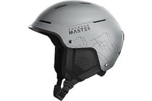 OutdoorMaster Emerald Ski Helmet - Snowboard Helmet Adjustable with 13 Vents - Snow Helmet for Kids, Youth, Men, Women