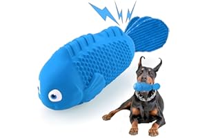 YINEYA Upgraded Tough Dog Toys for Aggressive Chewers Large Breed, Dog Chew Toys, Indestructible Dog Toys for Large Dogs, Durable Dog Toys, Rubber Dog Toys, Squeaky Dogs Toys, Dog Pool Toys