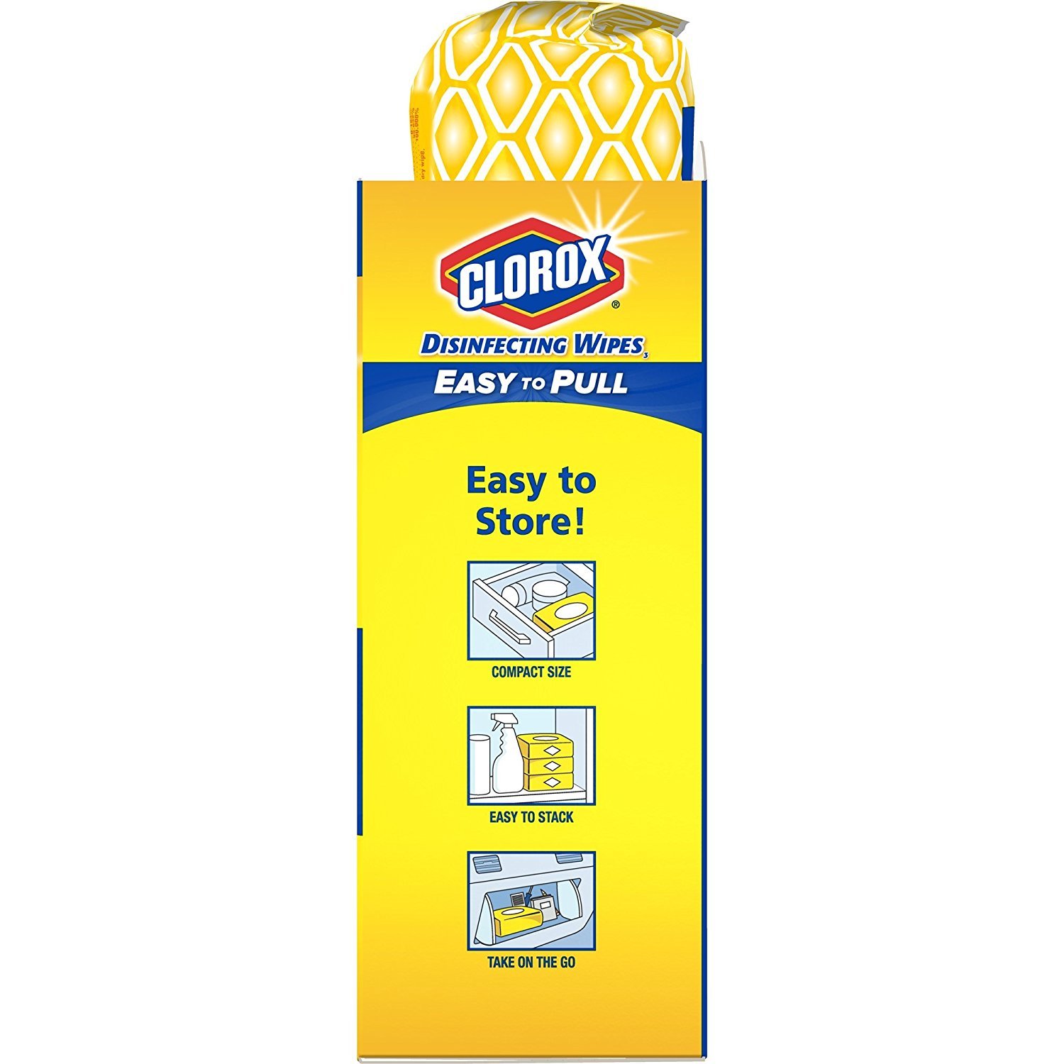 Clorox Disinfecting Flex Pack Cleaning Wipe, 75 Count (Pack of 1), White: Industrial & Scientific