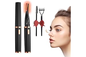 MGKO Heated Eyelash Curlers, 2 in 1 Clip-Type Eyelash Curler, Natural Curling 24 Hours Long Lasting, 3 Temperature Modes with USB Rechargeable, Gift for Women Girls (M-xz2), Black (M-xz2)