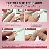 Glamnetic Super Strong Brush On Nail Glue 0.24 oz Brush Tip Vegan view 7