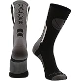 MadSportsStuff Baller Basketball Socks with Basketball Logo Crew Length
