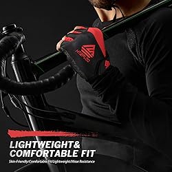 HTZPLOO Bike Gloves - Half Finger Cycling Gloves