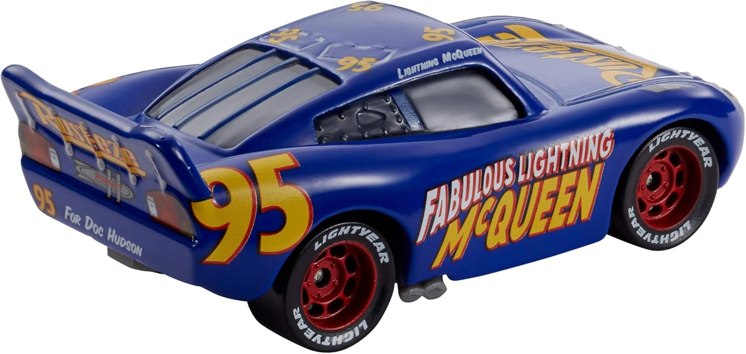 Disney Pixar Cars 3 Fabulous Lightning McQueen Die-Cast Vehicle, Fabulous L. Mcqueen, 1:55 scale, 5.5 x 1.6252 x 6.5 inches - Image 3