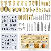 62Pcs Wood Burning Tips, Professional Wood Burning Pen Tips &amp; Stencils Set | Perfect Wood Burning Embossing Carving DIY Crafts Tool for Adults Beginners