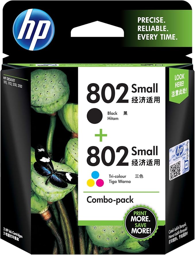hp 802 colour cartridge price