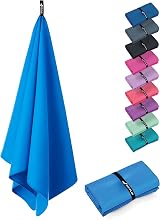 Fit-Flip Swimming Towel Quick Dry Microfiber Beach Towel Sky Blau 80x40cm