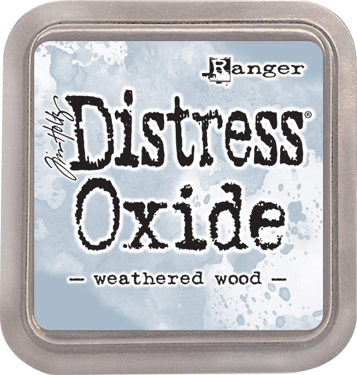 Ranger TDO-56331 Tim Holtz Distress Oxide Ink Pad - Weathered Wood, Blue, Medium