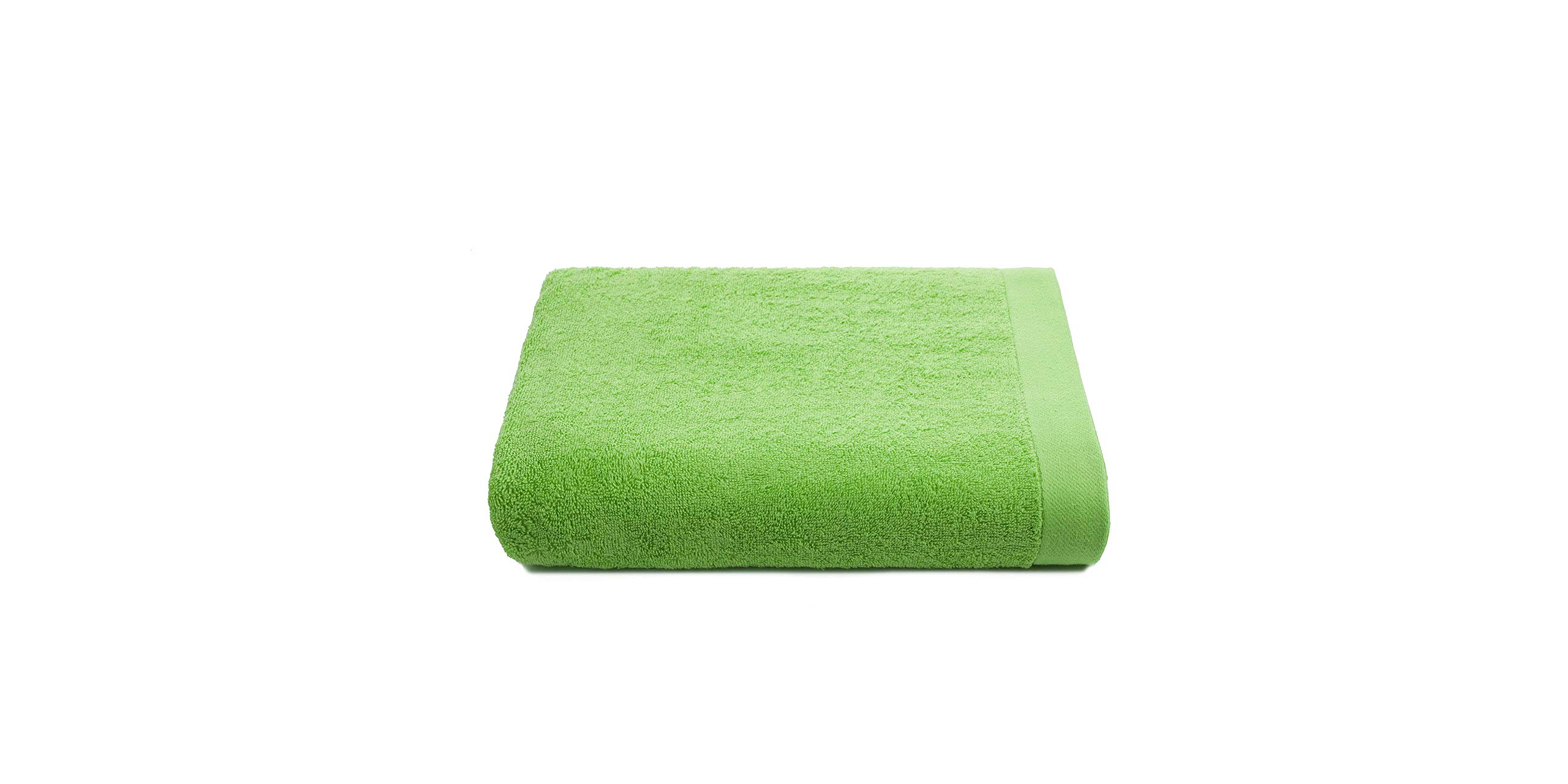 grace Plain towel 75 x 200 cm light green, 100% Cotton, Liegetuch 75x200