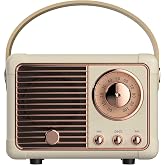 Baolira Retro Bluetooth Speaker, Vintage Decor, Birthday Gifts for Women | Small Portable Speaker, Vintage Bluetooth Speaker, Retro Home Decor, Office &amp; Bedroom Decor, Gifts for Teen Girls and Women