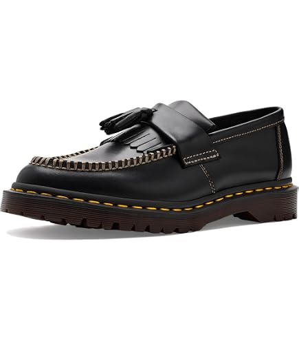 Amazon.com: Dr. Martens, Unisex, Adrian, Black Polished Smooth