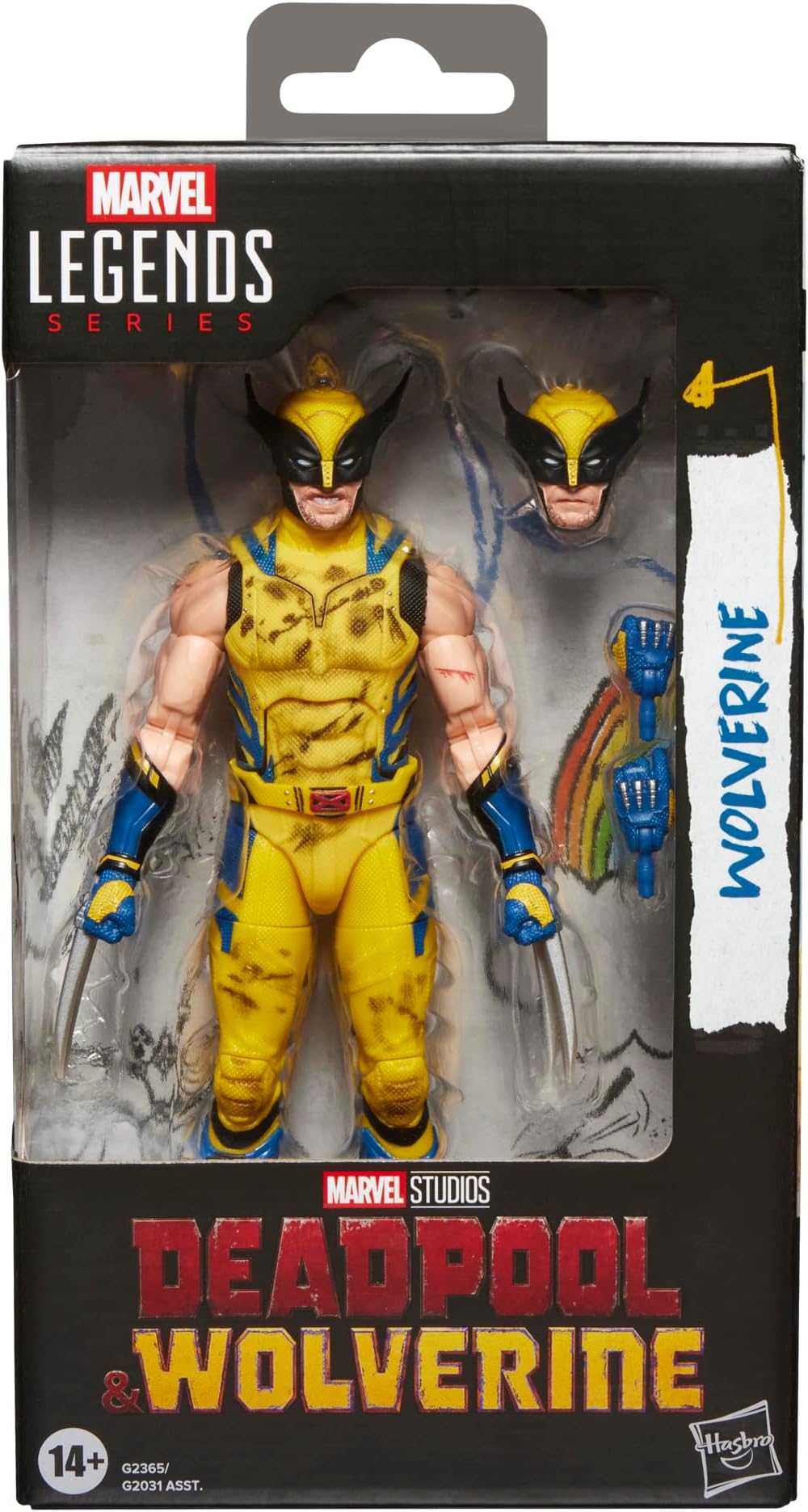Marvel Legends Wolverine Figure 6-Inch Deadpool & Wolverine Movie Collectible