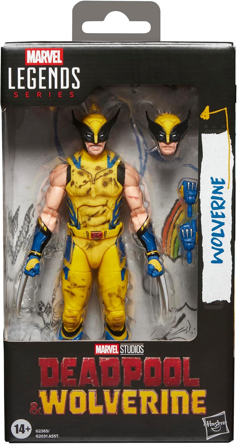 Marvel Legends Wolverine Figure 6-Inch Deadpool & Wolverine Movie Collectible