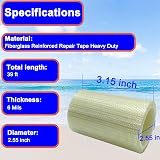 KAIHENG 39FT RV Awning Repair Tape Canvas Patch Kit 3.15in x 39ft view 2