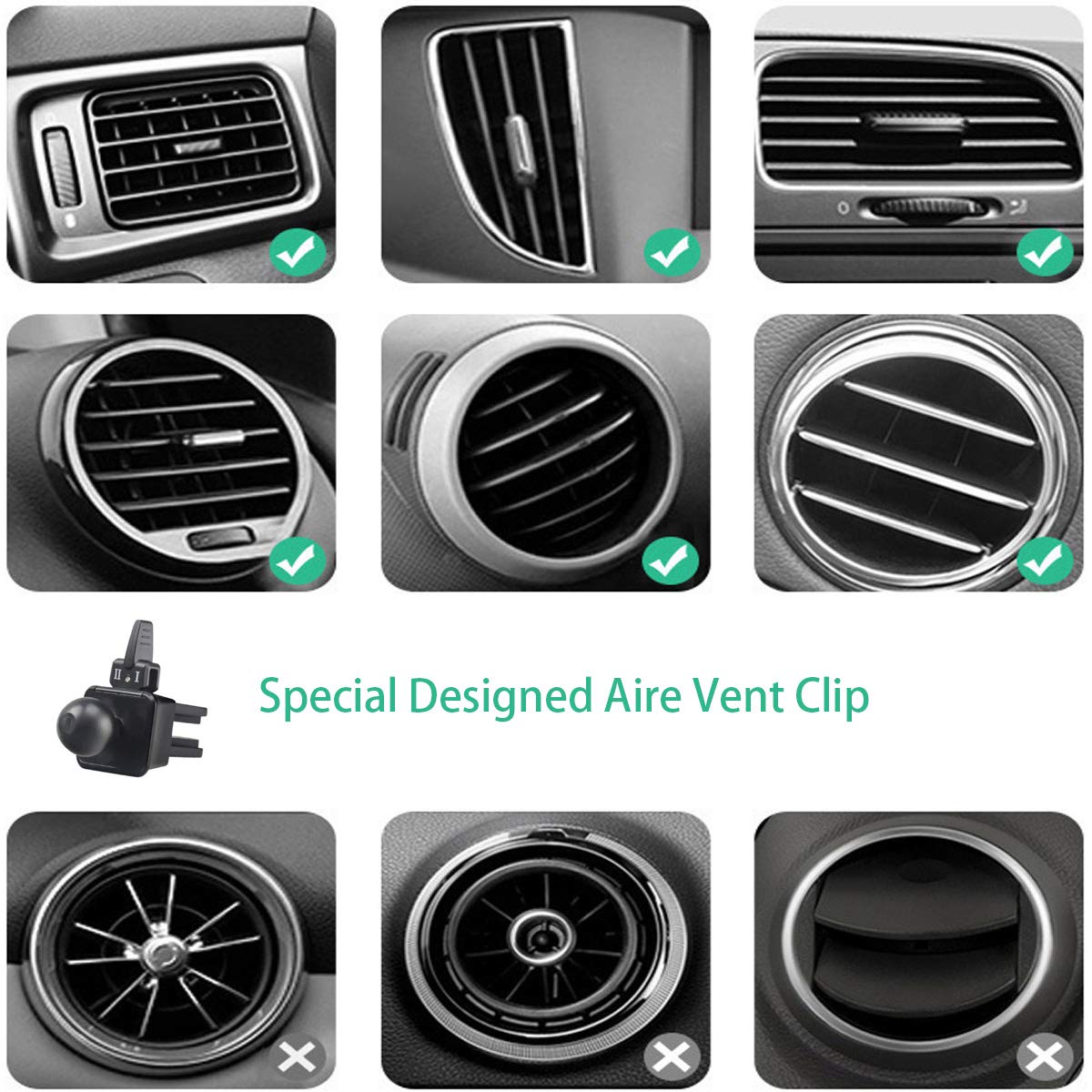 Denmer Cell Phone Cup Holder for Car, Cup Holder Phone Mount Cradle Mount Compatible for iPhone XR/XS/Max/X/8/8 Plus/7/7 Plus, Samsung S10/S10e/S9+/8/8 Black