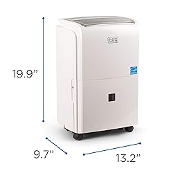 BLACK+DECKER 3000 Sq. Ft. Dehumidifier for Large