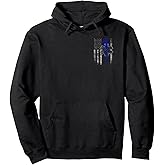 Two-Sided EMT / First Responder Flag Hoodie Long Sleeve