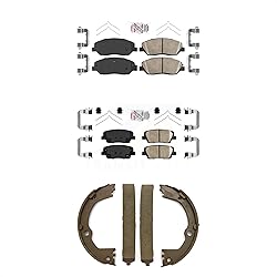 Transit Auto Front Rear Ceramic Disc Brake Pads Kit