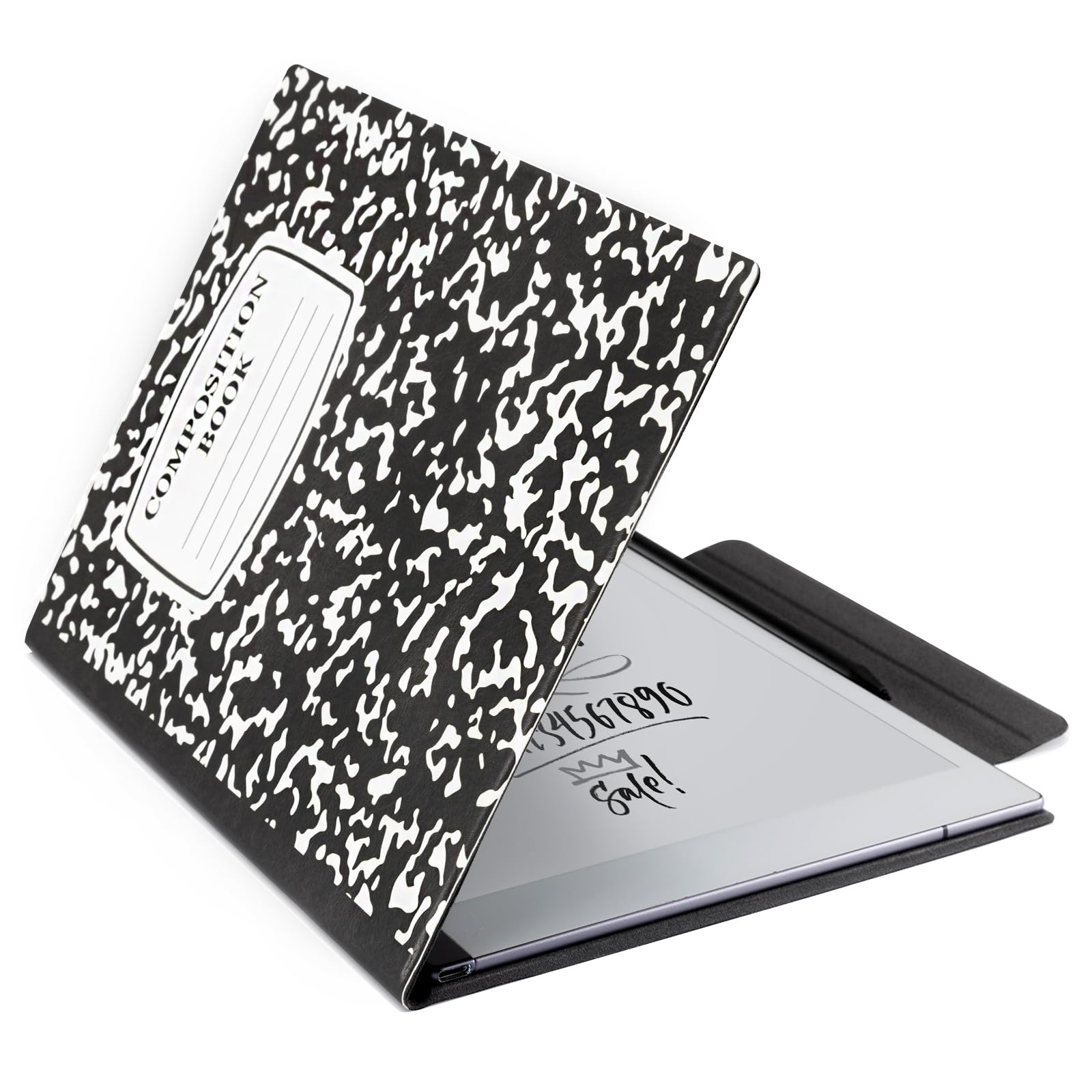 Photo 1 of CoBak Magnetic Case for Remarkable 2 Paper Tablet, Ultra Lightweight Book Folio Cover with Safe Magnetic Buckle Pen Holder, Only for 10.3" Remarkable 2 2020 Relaesed (Black Notebook)