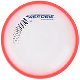 Aerobie Superdisc Outdoor Flying Disc with Rubber Spoiler Rim for Ages 5+ | Lightweight Aerodynamic Center Enables Smooth, High Flying Play and Comfortable Catches; Durable Travel Size Flying Ring