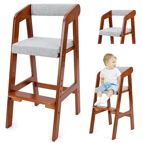 Dining Chair Wooden High Chair With Cushion Wooden High Chair For
