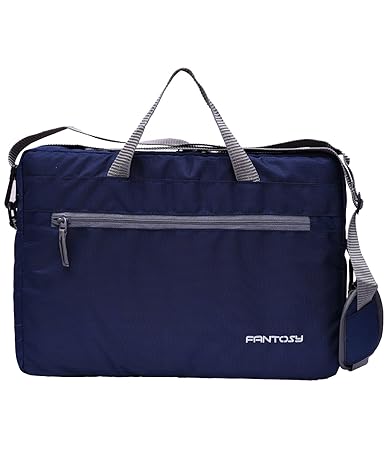 Fantosy Mens Polyester 15.6-Inch Blue Laptop Bag