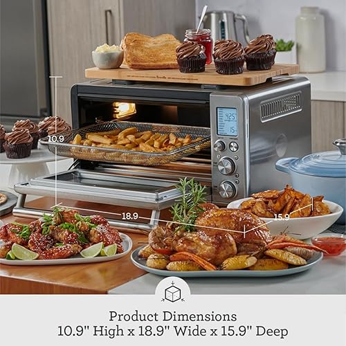 Breville BOV860BTR Smart Oven Air Fryer and Convection Oven, Black