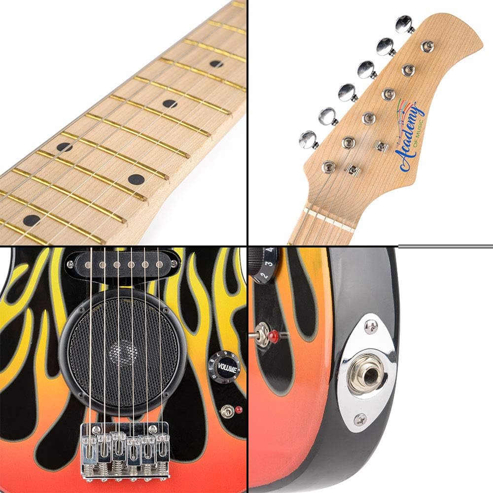 Academy of Music TY6016B Kids Electric Guitar Starter Set for Beginners