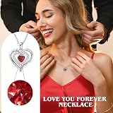 Touloube Mother's Day Rose Bear Gift Set with Necklace & Galaxy Rose view 5