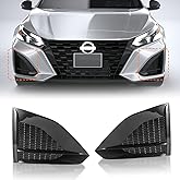 GearUp Fog Light Cover Bezel Grille Compatible with Nissan Altima 2023 2024 Fog Lamp Bumper Cover Replaces 622569HF0B, 622579HF0B